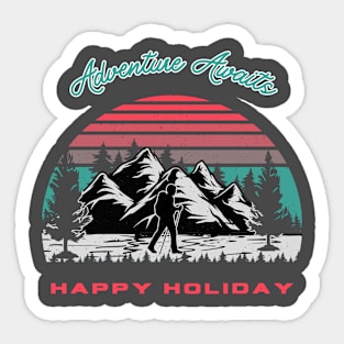 Happy Holidays Sticker